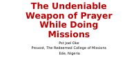 Prayer Points When Doing Missions.pptx
